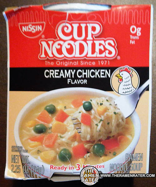 #154: Nissin Cup Noodles Creamy Chicken Flavor Ramen Noodle Soup - The
