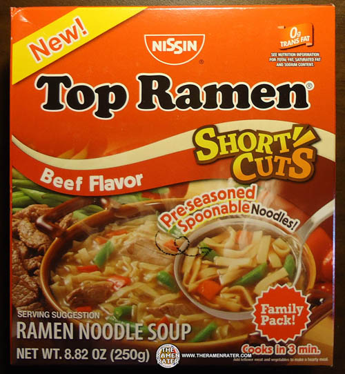 843 Nissin Top Ramen Short Cuts Beef Flavor Ramen Noodle Soup THE