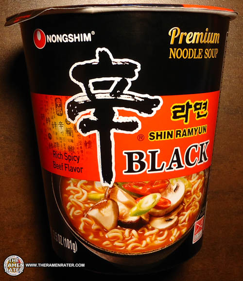 998 Nongshim Shin Ramyun Black Cup Rich Spicy Beef Flavor Premium Noodle Soup THE RAMEN RATER