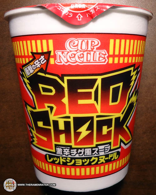 #1067: Nissin Cup Noodle Red Shock - THE RAMEN RATER