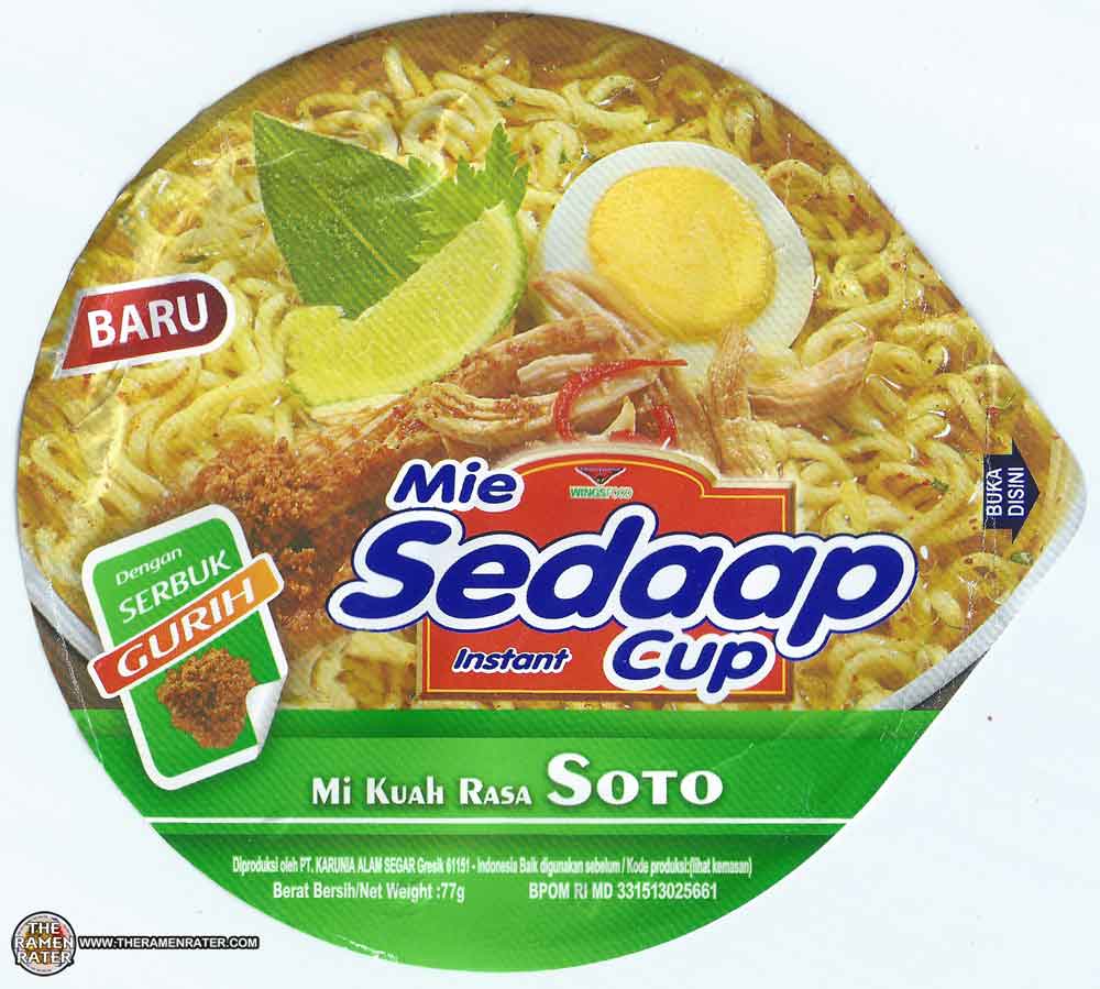 #1750: Mie Sedaap Instant Cup Mi Kuah Rasa Soto - The Ramen Rater