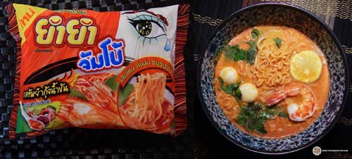 Yum Yum Jumbo Tom Yum Kung Creamy Instant Noodles