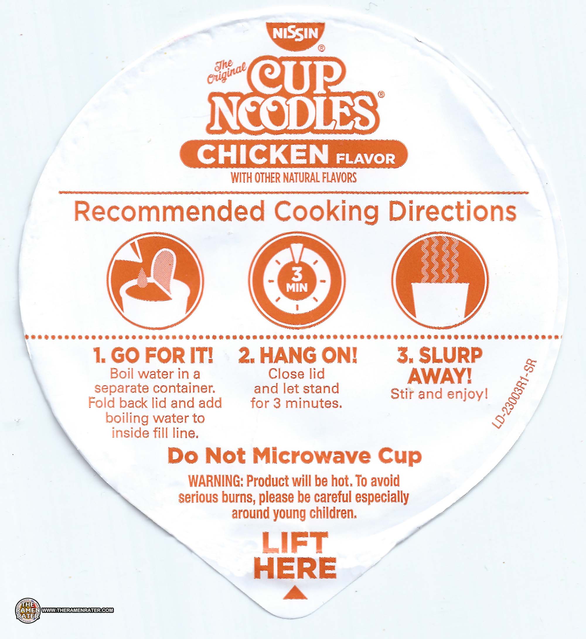 #2239: Nissin Cup Noodles Chicken Flavor Ramen Noodle Soup ...