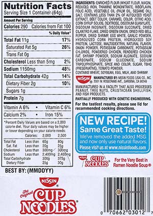 hot and sour soup nutrition facts