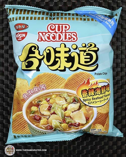 2767 Nissin Cup Noodles Spicy Seafood Flavour Potato Chips THE