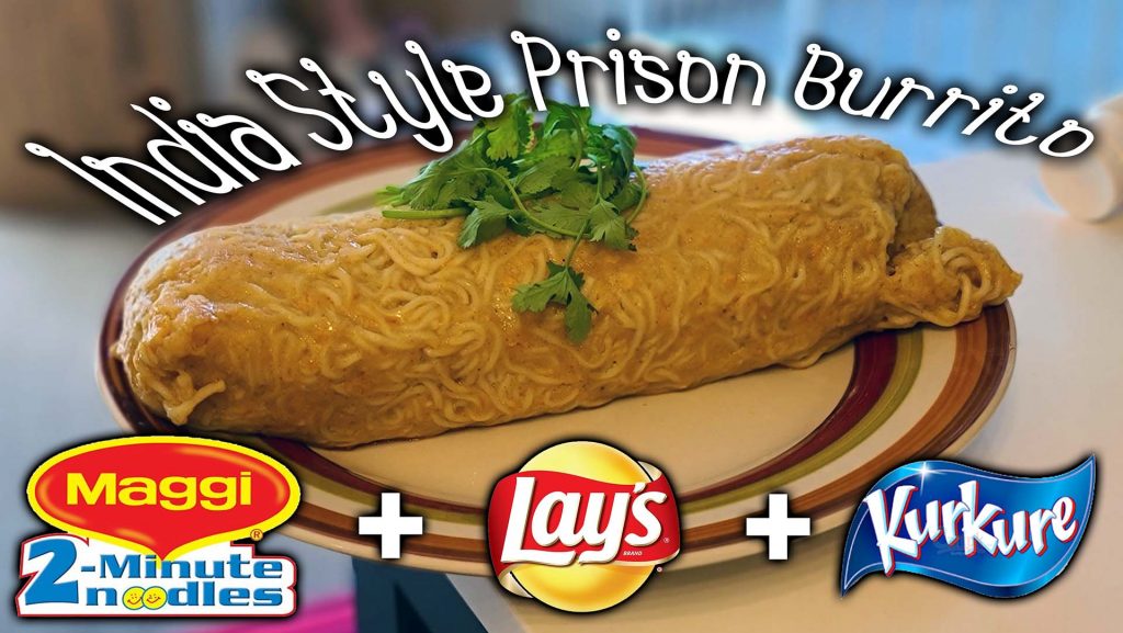 India Style Prison Burrito Instant Noodle Recipe Time The Ramen Rater