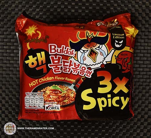 Imidlertid halstørklæde Lilla 3637: Samyang Buldak 3x Spicy HOT Chicken Flavor Ramen - Korea