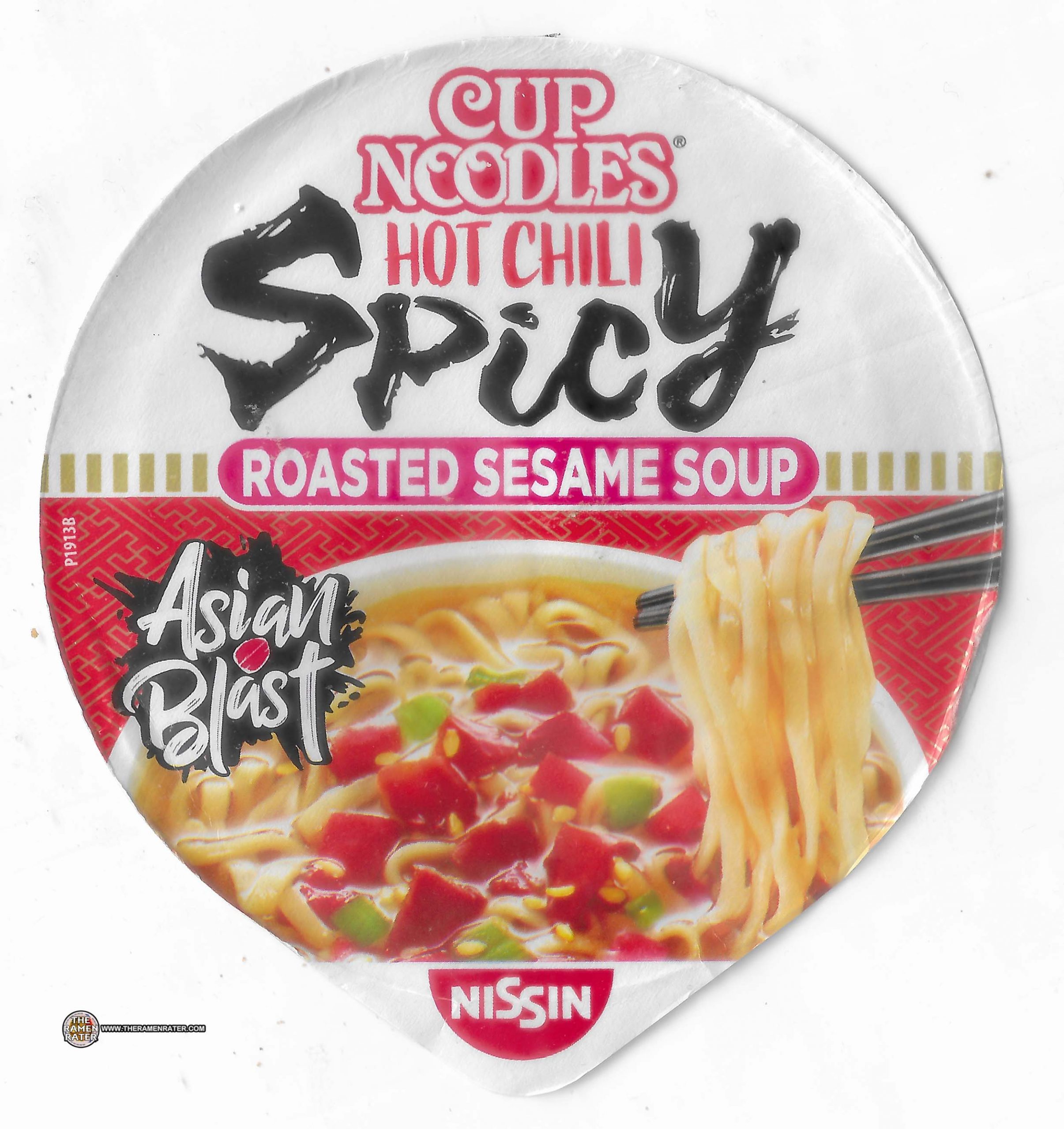 Nissin Cup Noodles Hot Chili Spicy Roasted Sesame Soup - Hungary.