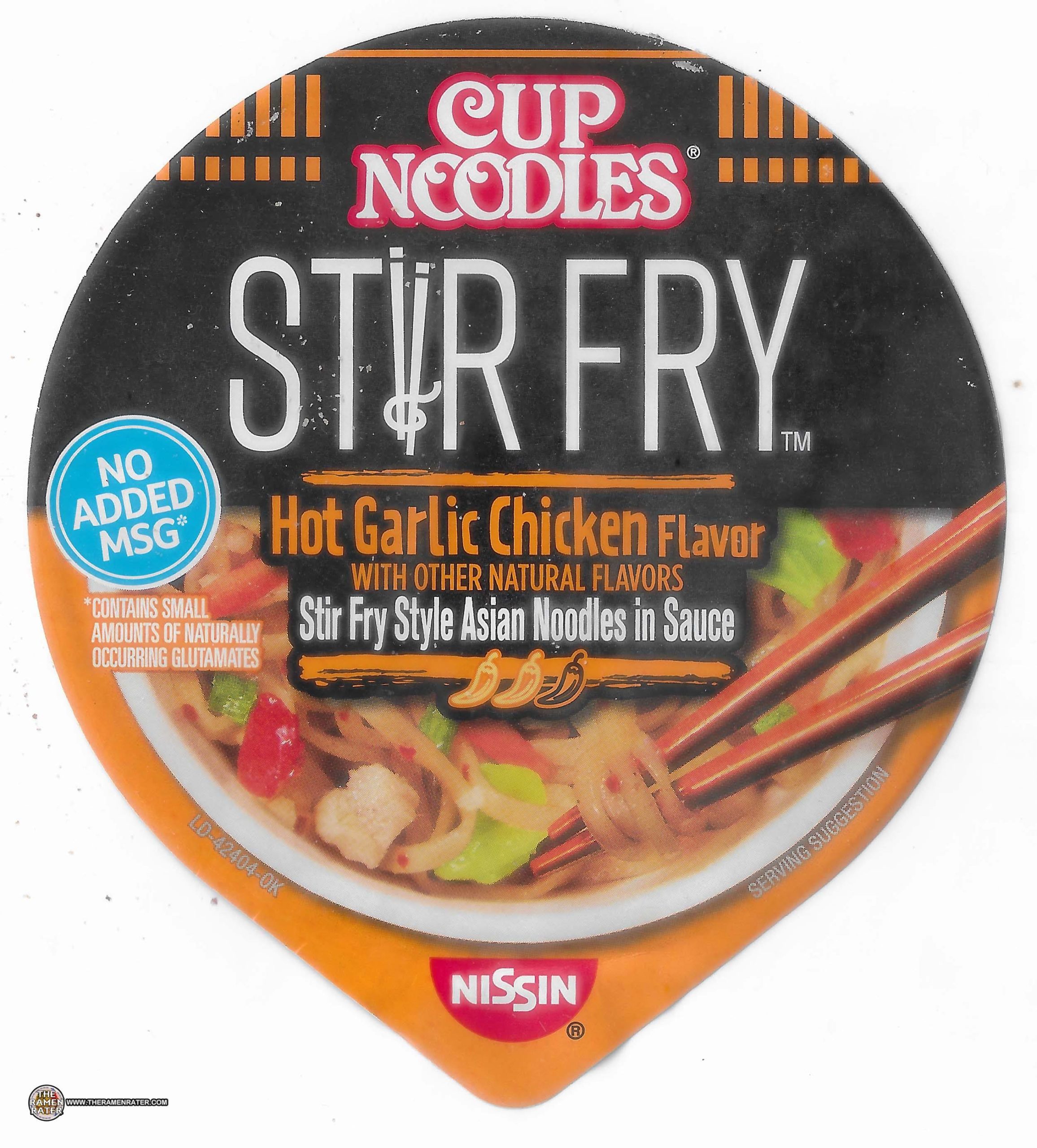 Cup Noodles Stir Fry Hot Garlic Chicken - Nissin Food