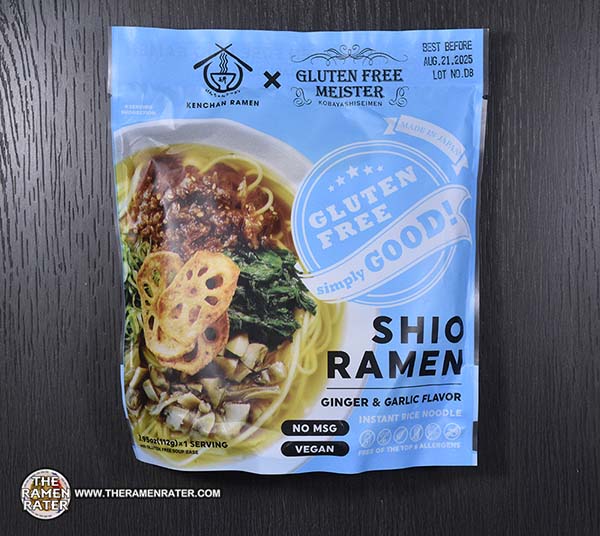 5298: Kenchan Ramen X Gluten Free Meister Shio Ramen Ginger